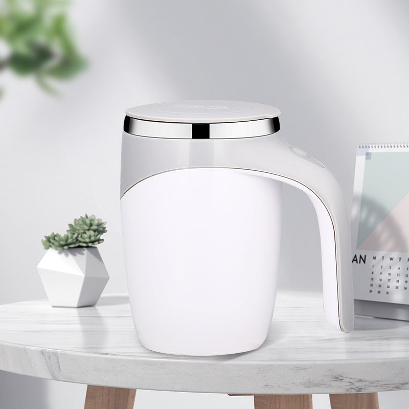 Automatic Self-Stirring Mug – Rechargeable Electric Mixing Cup (300–400ml)