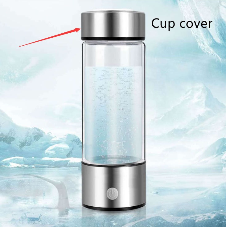 Hydrogen Water Generator Bottle – USB Rechargeable Electrolysis Cup 420ml