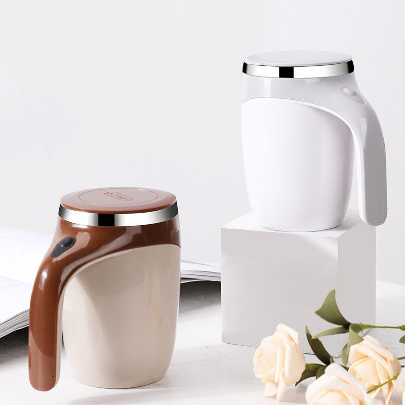 Automatic Self-Stirring Mug – Rechargeable Electric Mixing Cup (300–400ml)