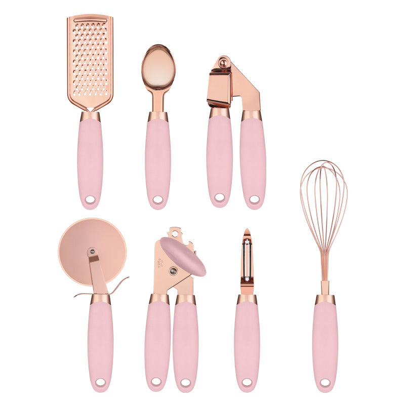 7PCS Kitchen Tool Set Stainless Steel – Peeler & Utensil Set