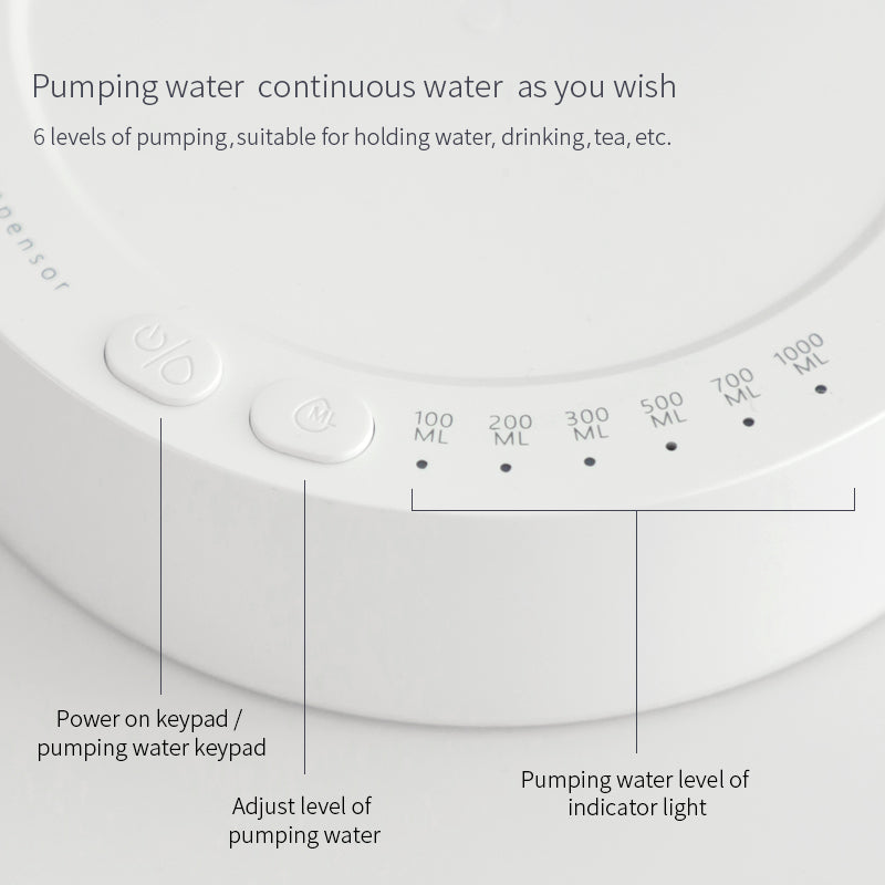 USB Rechargeable Water Bottle Dispenser – Automatic Electric Pump for Gallon Bottles