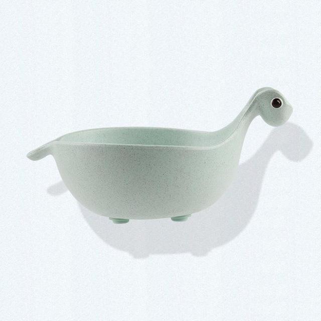 Kids Dinosaur Bowl – Wheat Straw Cartoon Bowl for Snacks