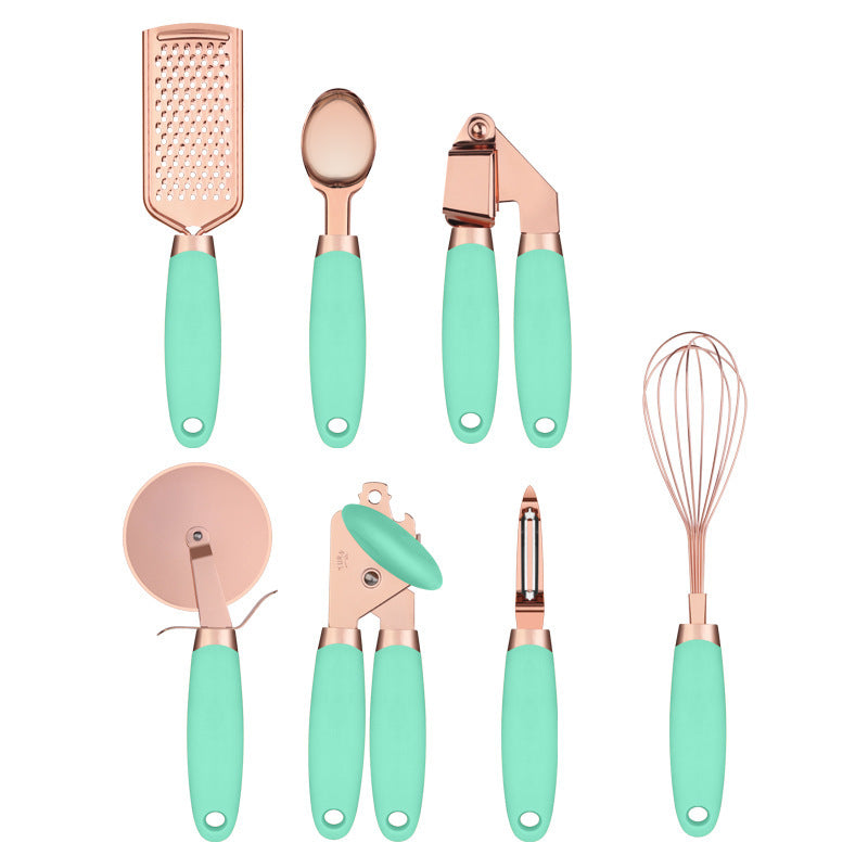 7PCS Kitchen Tool Set Stainless Steel – Peeler & Utensil Set