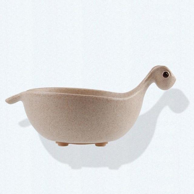 Kids Dinosaur Bowl – Wheat Straw Cartoon Bowl for Snacks