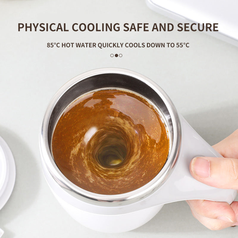 Automatic Self-Stirring Mug – Rechargeable Electric Mixing Cup (300–400ml)